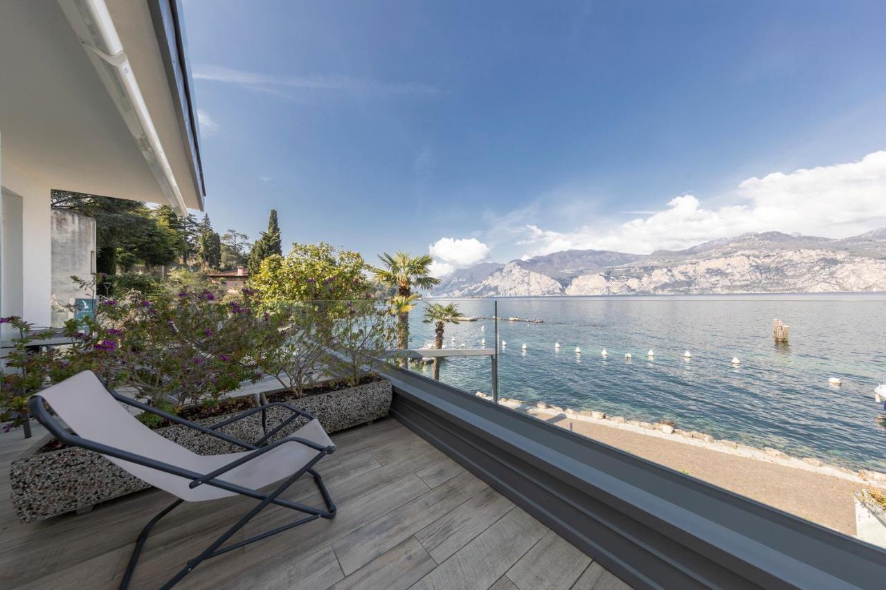 Gabbiano Hotell Malcesine Eksteriør bilde